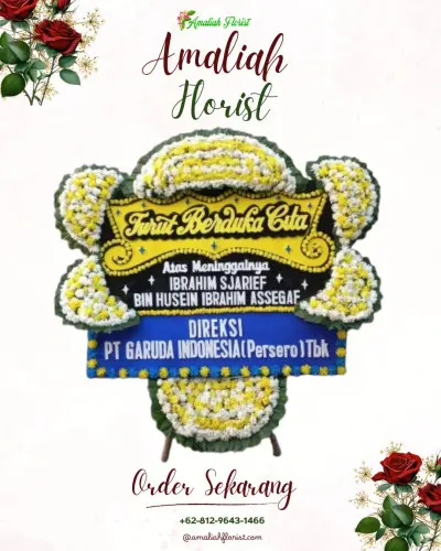Papan Bunga Duka di Pengawu